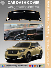 PEUGEOT 2008 (2019-2021) Uyumlu Torpido Örtüsü Araca Özel Ön Göğüs Koruma
