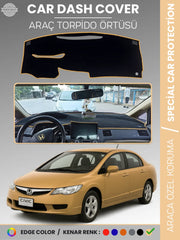 HONDA CIVIC FD6 (2005-2011) Uyumlu Torpido Örtüsü Araca Özel Ön Göğüs Koruma