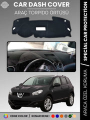 NİSSAN QASHQAİ J10 (2007-2013) Uyumlu Torpido Örtüsü Araca Özel Ön Göğüs Koruma