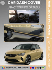 OPEL CORSA F (2019+) Uyumlu Torpido Örtüsü Araca Özel Ön Göğüs Koruma