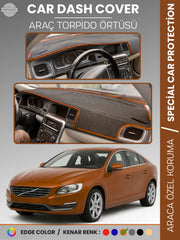 VOLVO S60 (2011-2017) Uyumlu Torpido Örtüsü Araca Özel Ön Göğüs Koruma