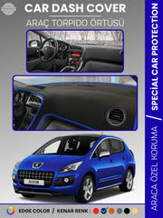 PEUGEOT 3008 (2011-2014) Uyumlu Torpido Örtüsü Araca Özel Ön Göğüs Koruma
