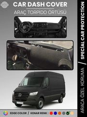 MERCEDES SPRINTER VS30 (2018-2024) Uyumlu Torpido Örtüsü Araca Özel Ön Göğüs Koruma