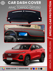 Chery Omada 5 (2022-2025) Uyumlu Torpido Örtüsü Araca Özel Ön Göğüs Koruma