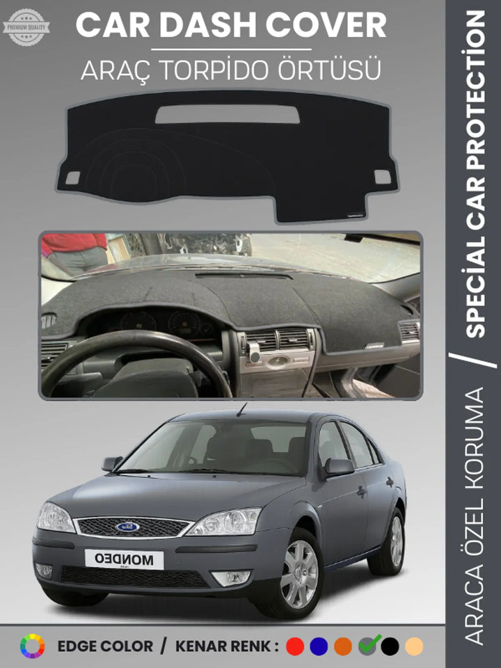FORD MONDEO (2007-2014) Uyumlu Torpido Örtüsü Araca Özel Ön Göğüs Koruma