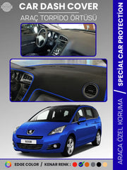 PEUGEOT 5008 (2011-2014) Uyumlu Torpido Örtüsü Araca Özel Ön Göğüs Koruma
