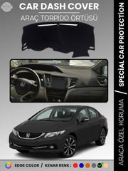 HONDA CIVIC FB7 (2011-2015) Uyumlu Torpido Örtüsü Araca Özel Ön Göğüs Koruma