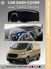 FORD TRANSİT CUSTOM (2012-2020) Uyumlu Torpido Örtüsü Araca Özel Ön Göğüs Koruma