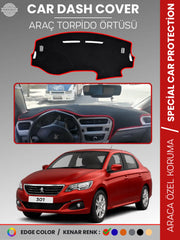 PEUGEOT 301 (2012-2024) Uyumlu Torpido Örtüsü Araca Özel Ön Göğüs Koruma