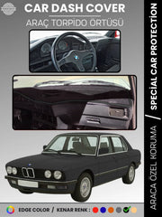 BMW E28 5 SERİSİ (1981-1988) Uyumlu Torpido Örtüsü Araca Özel Ön Göğüs Koruma