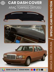 MERCEDES S CLASS W126 (1979-1991) Uyumlu Torpido Örtüsü Araca Özel Ön Göğüs Koruma