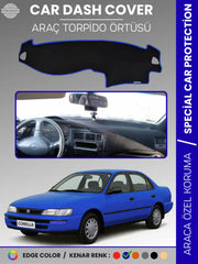 TOYOTA COROLLA E100 (1991-1995) Uyumlu Torpido Örtüsü Araca Özel Ön Göğüs Koruma