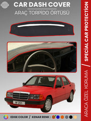 MERCEDES 190E W201 (1982-1993) Uyumlu Torpido Örtüsü Araca Özel Ön Göğüs Koruma