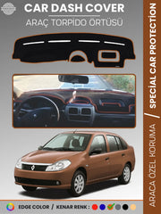 RENAULT SYMBOL 2 ALİZE (2008-2013) Uyumlu Torpido Örtüsü Araca Özel Ön Göğüs Koruma