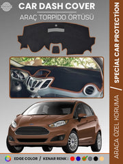 FORD FİESTA (2008-2017) Uyumlu Torpido Örtüsü Araca Özel Ön Göğüs Koruma
