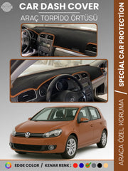 VOLKSWAGEN GOLF 6 (2008-2012) Uyumlu Torpido Örtüsü Araca Özel Ön Göğüs Koruma