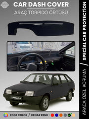 LADA SAMARA KARBİRATÖRLÜ (1990-2004) Uyumlu Torpido Örtüsü Araca Özel Ön Göğüs Koruma