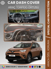 TOYOTA RAV4 XA40 (2013-2018) Uyumlu Torpido Örtüsü Araca Özel Ön Göğüs Koruma