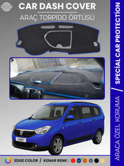 DACIA LODGY (2010-2017) Uyumlu Torpido Örtüsü Araca Özel Ön Göğüs Koruma