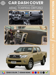 TOYOTA HILUX (2005-2014) Uyumlu Torpido Örtüsü Araca Özel Ön Göğüs Koruma