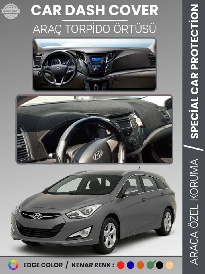 HYUNDAI i40 (2011-2019) Uyumlu Torpido Örtüsü Araca Özel Ön Göğüs Koruma