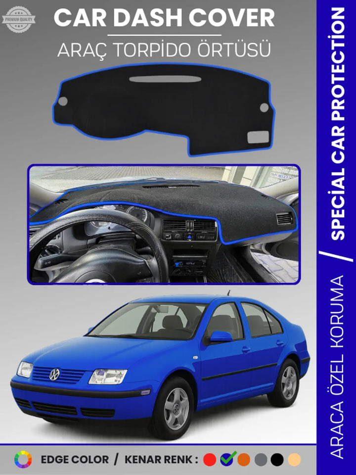 VOLKSWAGEN JETTA (1997-2003) Uyumlu Torpido Örtüsü Araca Özel Ön Göğüs Koruma