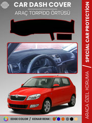 SKODA FABİA (2007-2014) Uyumlu Torpido Örtüsü Araca Özel Ön Göğüs Koruma