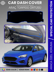 FORD FOCUS 4 (2017-2021) Uyumlu Torpido Örtüsü Araca Özel Ön Göğüs Koruma