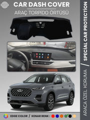 Chery Tiggo 8 Pro (2020+) Uyumlu Torpido Örtüsü Araca Özel Ön Göğüs Koruma