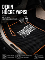 Peugeot 208 (2019-2025) Araca Özel EVA Oto Paspas Seti Topukluk Dahil Tam Set