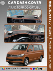 VOLKSWAGEN TRANSPORTER T6 (2015-2020) Uyumlu Torpido Örtüsü Araca Özel Ön Göğüs Koruma