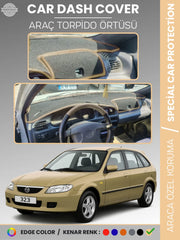 MAZDA 323 BJ HATCHBACK KAPAKLI (1998-2003) Uyumlu Torpido Örtüsü Araca Özel Ön Göğüs Koruma