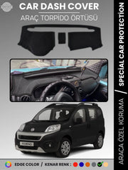FIAT FİORİNO (2007-2024) Uyumlu Torpido Örtüsü Araca Özel Ön Göğüs Koruma