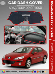 PEUGEOT 407 (2004-2010) Uyumlu Torpido Örtüsü Araca Özel Ön Göğüs Koruma