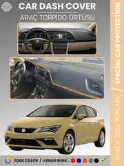 SEAT LEON (2013-2020) Uyumlu Torpido Örtüsü Araca Özel Ön Göğüs Koruma