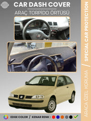 SEAT İBİZA (1998-2001) Uyumlu Torpido Örtüsü Araca Özel Ön Göğüs Koruma