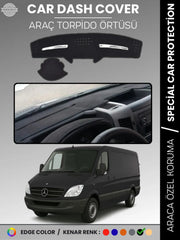 MERCEDES SPRINTER W906 (2006-2018) Uyumlu Torpido Örtüsü Araca Özel Ön Göğüs Koruma