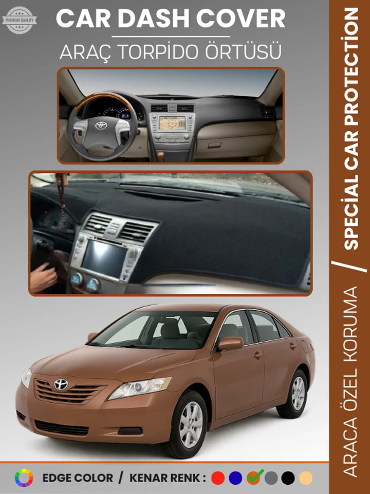 TOYOTA CAMRY (2006-2012) Uyumlu Torpido Örtüsü Araca Özel Ön Göğüs Koruma