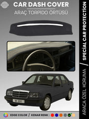 MERCEDES 190E W201 (1982-1993) Uyumlu Torpido Örtüsü Araca Özel Ön Göğüs Koruma