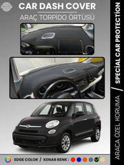 FIAT 500L (2013-2017) Uyumlu Torpido Örtüsü Araca Özel Ön Göğüs Koruma