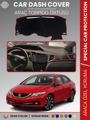 HONDA CIVIC FB7 (2011-2015) Uyumlu Torpido Örtüsü Araca Özel Ön Göğüs Koruma