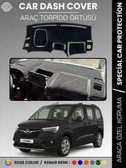 OPEL COMBO E (2018-2025) Uyumlu Torpido Örtüsü Araca Özel Ön Göğüs Koruma