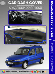 PEUGEOT PARTNER (1996-2002) Uyumlu Torpido Örtüsü Araca Özel Ön Göğüs Koruma