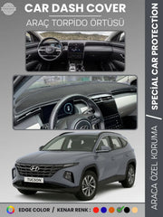 HYUNDAI TUCSON NX4 (2021-2024) Uyumlu Torpido Örtüsü Araca Özel Ön Göğüs Koruma