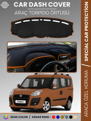 FIAT DOBLO D3 (2013-2015) Uyumlu Torpido Örtüsü Araca Özel Ön Göğüs Koruma