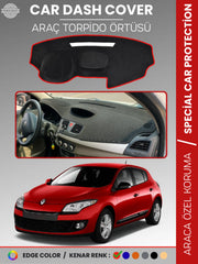 RENAULT MEGANE 3 NAVİGASYONSUZ (2009-2016) Uyumlu Torpido Örtüsü Araca Özel Ön Göğüs Koruma