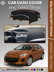 MAZDA 3 (2009-2013) Uyumlu Torpido Örtüsü Araca Özel Ön Göğüs Koruma