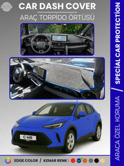 Toyota CHR (2024+) Uyumlu Torpido Örtüsü Araca Özel Ön Göğüs Koruma