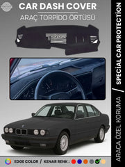 BMW E34 5 SERİSİ AİRBAGSİZ (1988-1996) Uyumlu Torpido Örtüsü Araca Özel Ön Göğüs Koruma