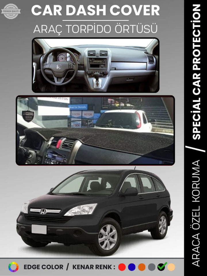 HONDA CR-V (2007-2012) Uyumlu Torpido Örtüsü Araca Özel Ön Göğüs Koruma
